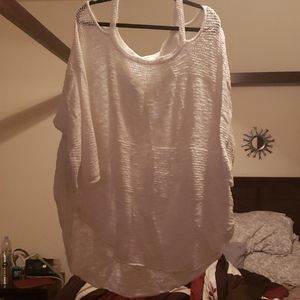 Off shoulder womens sweater